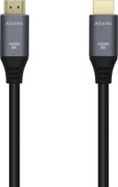 Câble HDMI V2.1 Ultra Haute Vitesse 8K@60Hz 48Gbps, A/MA/M, Gris/Noir, 3,0m