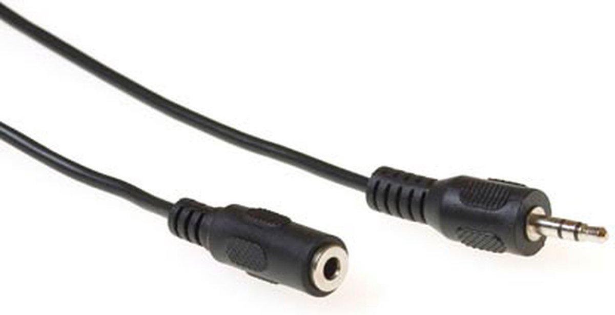 ACT AK2030 3,5mm Stereo Jack Verlengkabel Male/Female - 3 meter