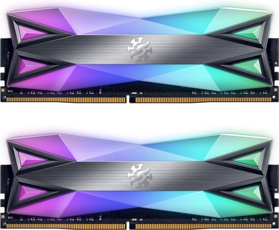 XPG SPECTRIX D60 RGB, 16 GB, 2 x 8 GB, DDR4, 3600 MHz, 288-pin DIMM