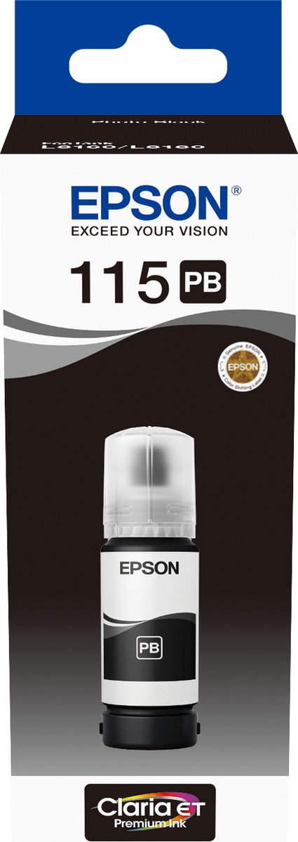 Originele inkt cartridge Epson 115 EcoTank Zwart