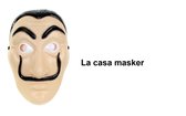 La Casa de Papel Dali Masker - Film serie halloween horror griezel thema feest festival