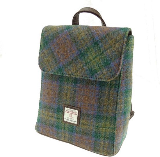 Mini sac à dos Tummel Skye Tartan en véritable Harris Tweed - Fabriqué en Écosse
