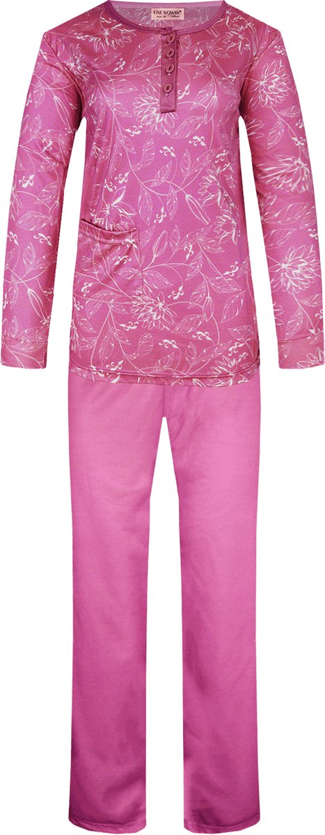 Dames pyjama Fine Woman aubergine XXL