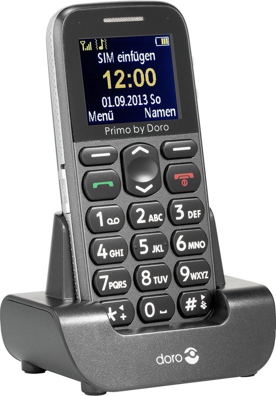 Téléphone portable seniors Doro 5860 2,4 Gris