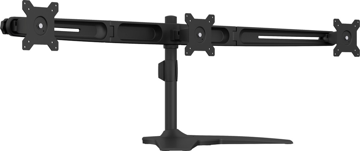 Multibrackets - Monitorstandaard - Deskstand Triple - Tafel standaard - 3 schermen - zwart