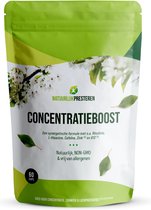 Concentratieboost - Natuurlijke studeerpil - Rhodiola, L-theanine, B12, Cafeïne - Nootropics - concentratie pillen - urenlang focussen - 60 caps