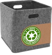 100% Recycled Vilt: Opbergdoos 33x33x33 - Compatibel met IKEA Kallax - Kubus Opbergdozen voor Kal...