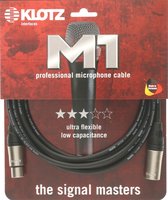 Klotz M1K1FM0100 Microfoonkabel zwart 1 m - Microfoonkabel