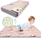 Baby Speelmat 160x180x1cm XXL Omkeerbare Foam Vloermat - Baby Speeltapijt - Zintuiglijke Ontwikkeling Speelkleed Cadeau Schatje