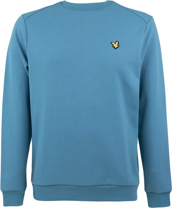 Lyle & Scott O-hals sweater fly fleece blauw - XL