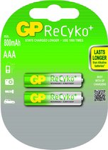 Duo GP ReCyko + Pro Professional R03 / AAA 800mAh rechargeable (2 pièces)