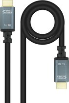 HDMI Cable NANOCABLE 8K Ultra HD Black