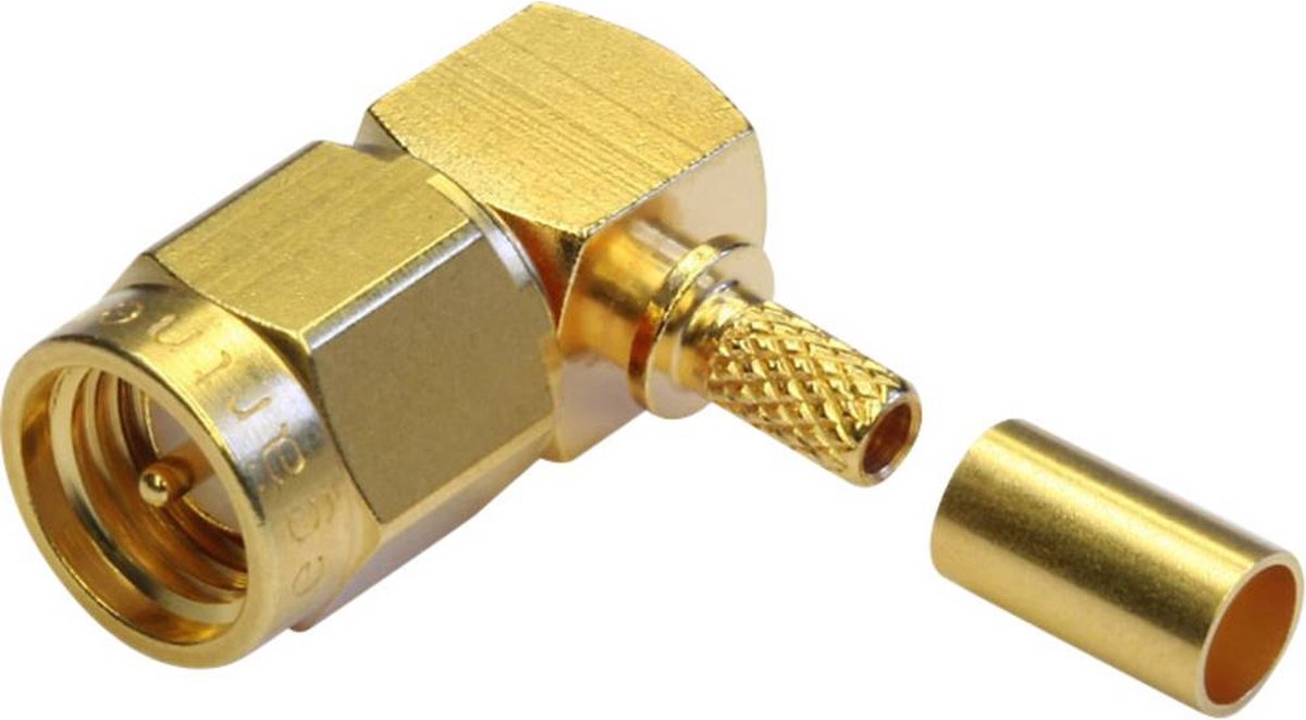 Telegärtner J01150A0081 J01150A0081 SMA-connector Stekker, haaks 50 Ω 1 stuk(s)
