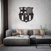 FC Barcelona Handgemaakte Metalen Wanddecoratie, Voor De Echte Fans 80x80