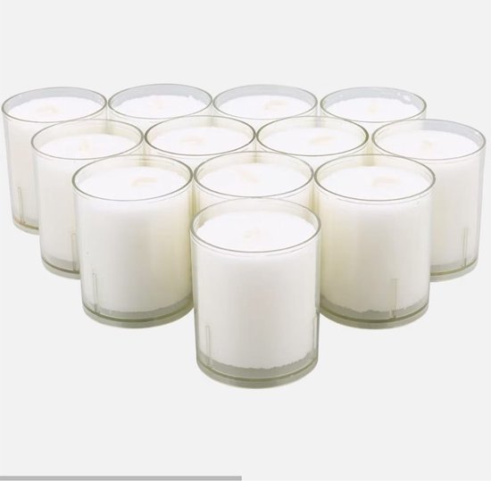 lezing Het hotel versnelling Candra refill kaarsen - 12 theelichtjes - ±15 branduren - Decoratie |  bol.com