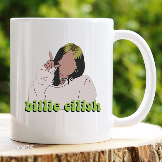 Billie Eilish - Cadeau Billie - Cadeau pour femme - Tasse à café - Cadeaux  drôles -... | bol.com