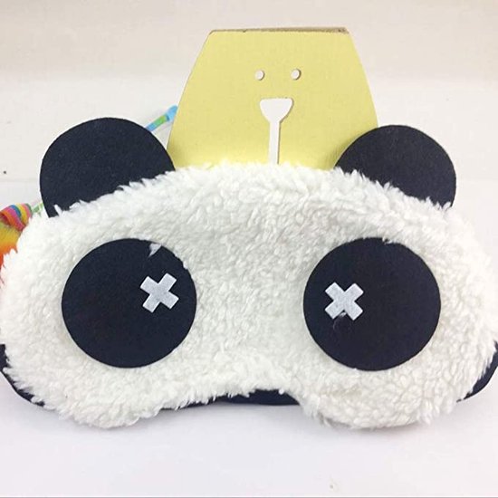 Slaapmasker Panda Beer - Oogmasker Panda - Goed Slapen - van Heble® *** |  bol