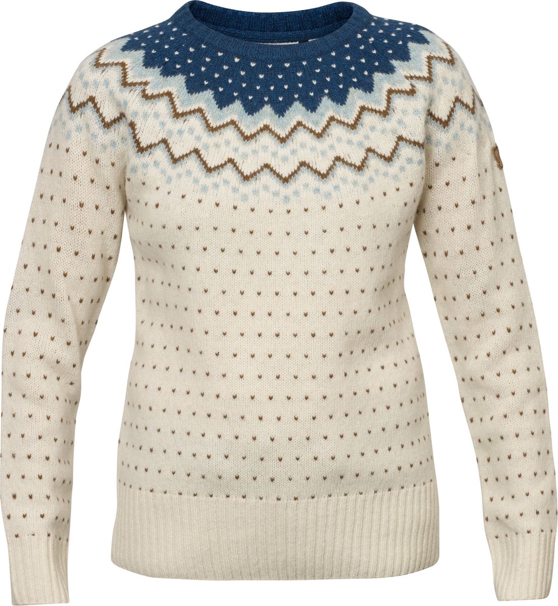 FJALLRAVEN Övik Knit Sweater Women Glacier Groen