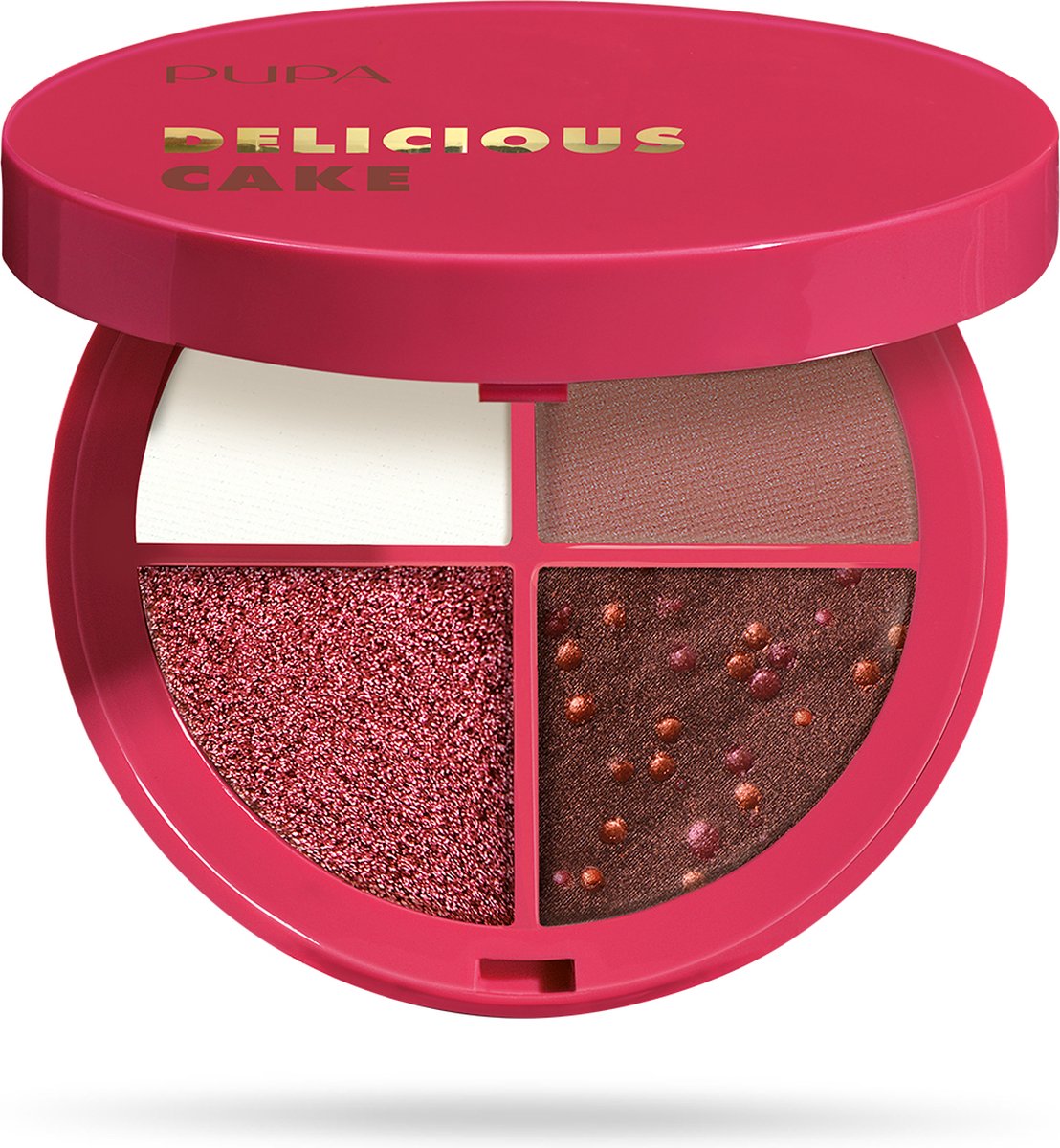 Goedkoopste PUPA Milano Delicious Cake Palette oogschaduw 002 Cherry Chocolate Cake 7,2 g Mat, Metallic, Satijn