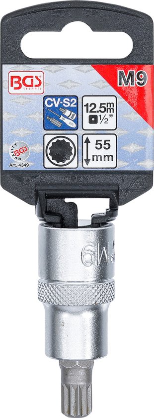 TECPO Steckschlüssel Satz 19-tlg. Sechskant 8-32 mm 1/2 Zoll Werkzeug