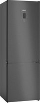 Siemens iQ300 KG49NXXCF réfrigérateur-congélateur Autoportante 440 L C Noir, Acier inoxydable
