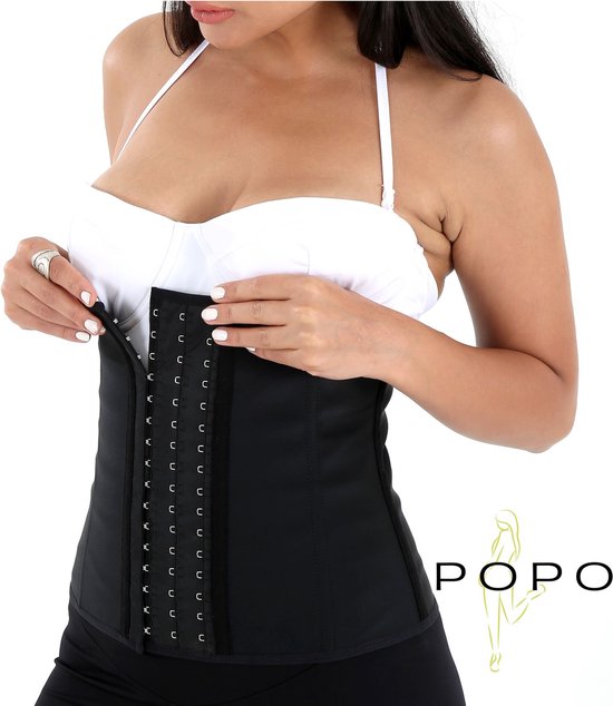 Popo Latex Waist Trainer - Zwart