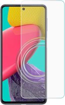 LuxeBass Screenprotector geschikt voor Samsung Galaxy M53 5G - Gehard Glas - glas scherm - bescherming