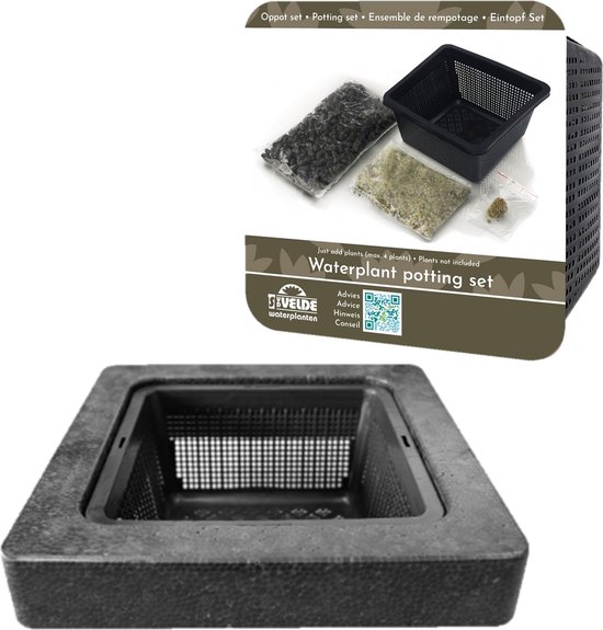 Lot De 10 Paniers à Plantes Pour Bassin En Fibre De Coco 25x25x20 Cm - Naturels, Durables, Pour Plantes Aquatiques Et Berges