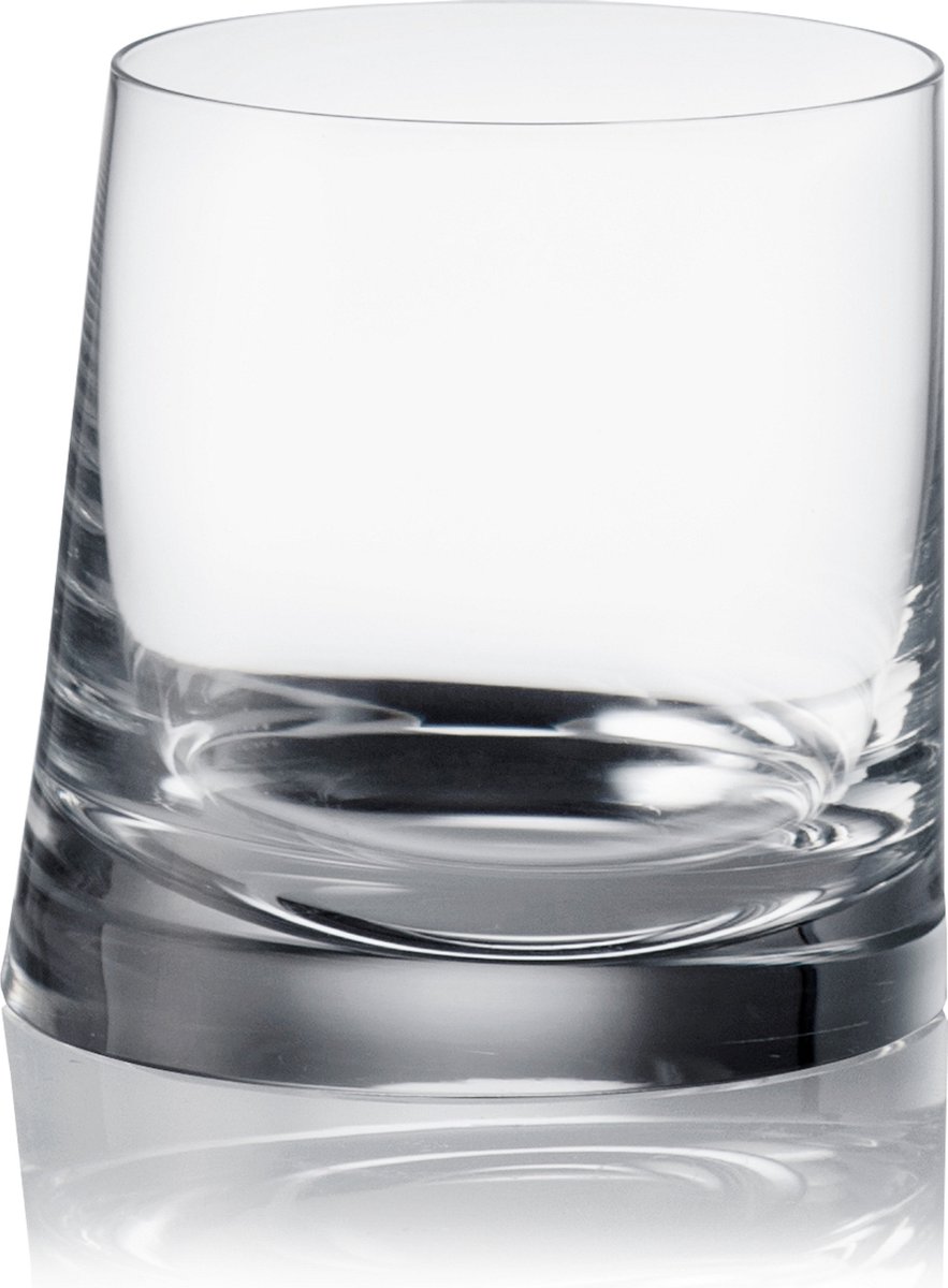 ROGASKA 1665 - 90 Degrees Kristallen whiskey glazen - set van 2 - cadeau voor hem - kerst cadeau - kristal - whiskeyglazen