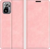 Cazy Xiaomi Poco M5s Hoesje - Portemonnee Book Case - Kunstleer - Roze