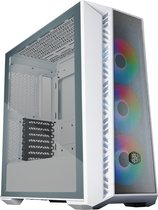 Cooler Master MasterBox 520 Mesh - Midi Tower - ATX, micro ATX, SSI CEB, Mini-ITX, EATX - gehard glas - geen voeding - wit