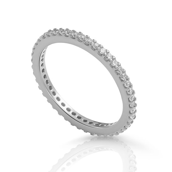 Orphelia ZR-7538/58 - Ring - Argent 925 - Zircone - 18,50 mm / taille 58