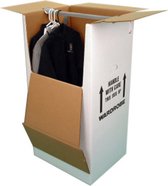 Specipack Kledingdoos Garderobedoos inclusief Roede pakket - Verhuisdoos voor kleding 102 x 50 x 50