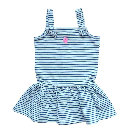 Bampidano baby meisjes jurk Elle Blue Stripe