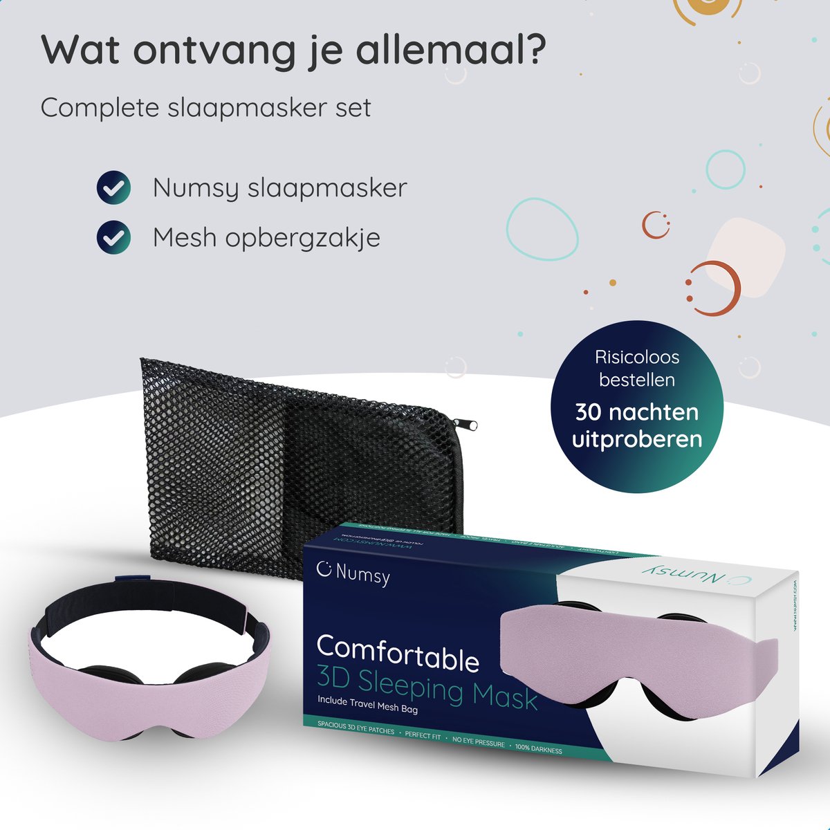 Set van 2 pluche slaapoogmasker, zacht pluche, oogmasker
