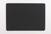 Rasteli Placemat Lederlook Zwart 43 x 30 cm  Voordeelset van 2 stuks