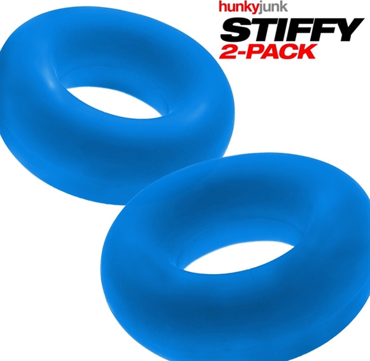 Hünkyjunk - Stiffy - Cockring - 2 stuks - Blauw