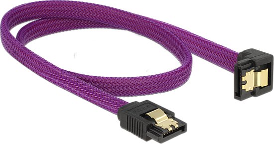 DeLOCK 83696 Câble SATA 0,5 m Violet