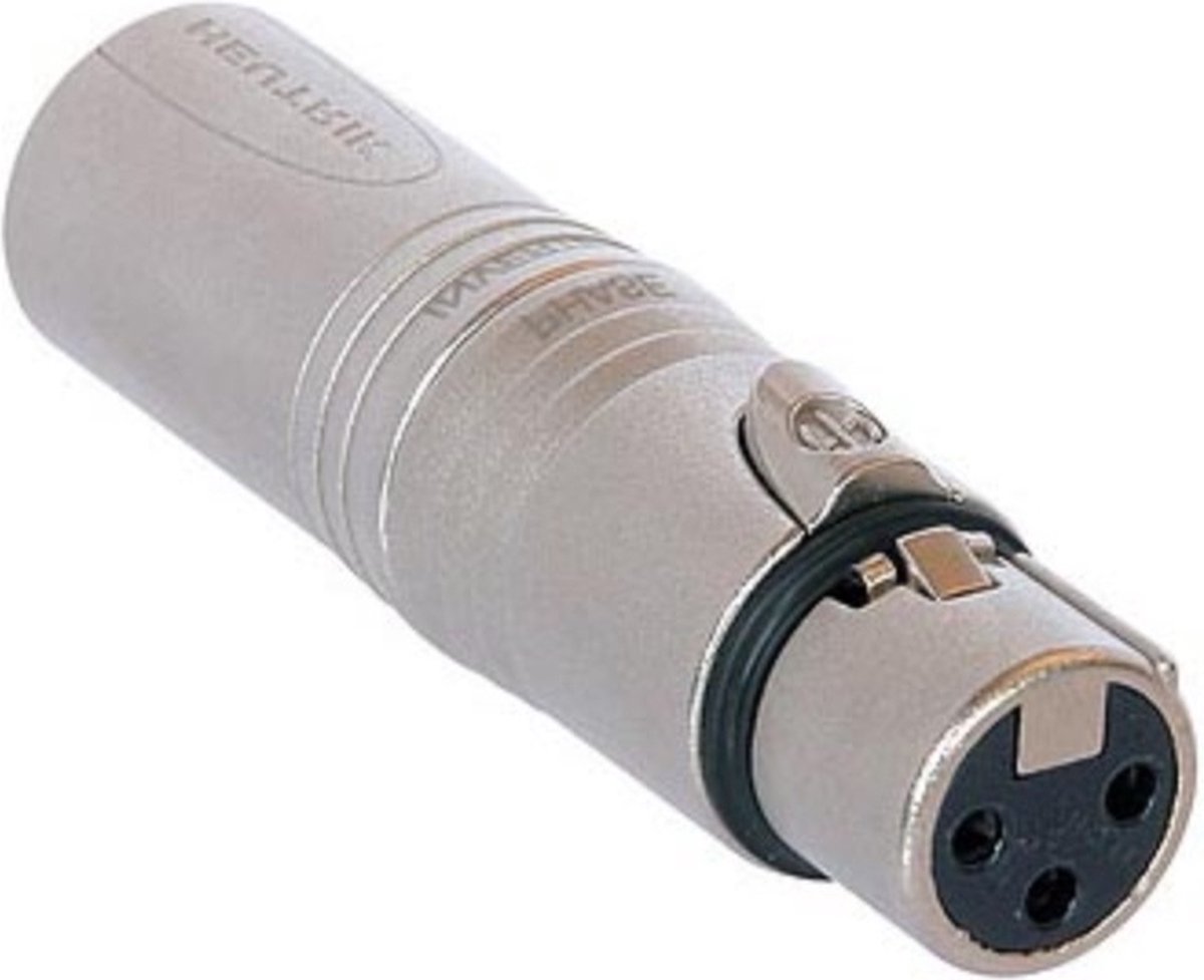 Neutrik NA3FM XLR (m) - XLR (v) adapter / poortbeschermer