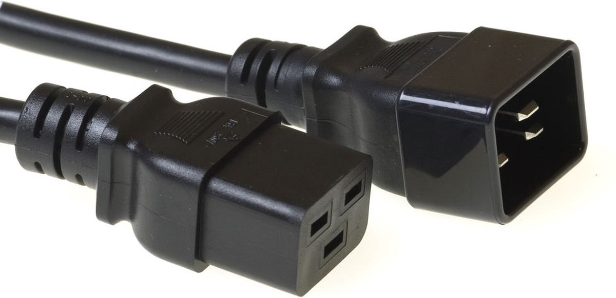 C19 - C20 stroomkabel voor UPS/PDU - 3x 1,50mm / zwart - 1 meter