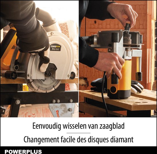 Powerplus POWX0650 Coupe-mur - 1800 W