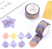 masking tape Bloemblaadjes paars decoratie washi papier tape 200 stuks