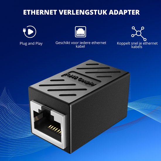 AdroitGoods Ethernet Splitter/Verlengstuk Switch - Internet kabel/Lan | bol.com