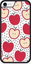 iPhone 8 Hardcase hoesje Appels - Designed by Cazy