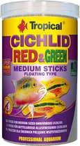 Tropical Cichlide Red & Green Sticks Medium - 1 Litre - Nourriture pour poissons - Cichlide Sticks