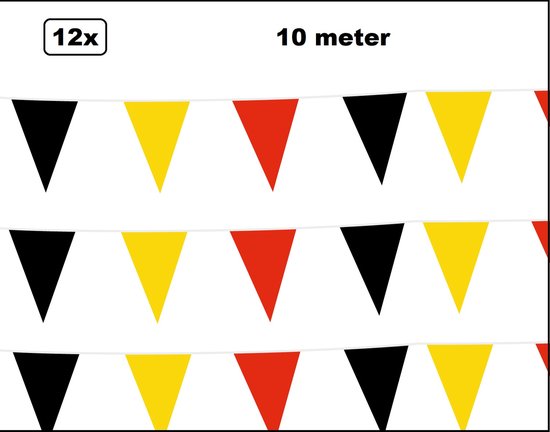 12x Flagline Belgium 10 mètres - België national European Championship football hockey sport festival theme party