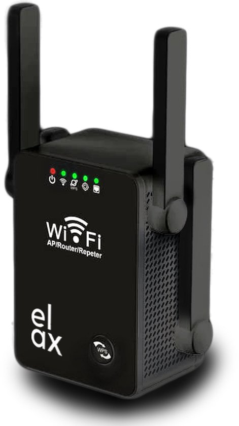 mengsel plaag regel Elax Wifi AP/Router/Repeater 3-in-1 - Wifi Versterker Stopcontact 300Mbps -  2.4 GHz -... | bol.com
