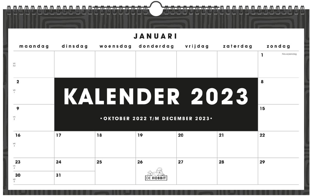 Bureaukalender 2025 - spiraalgebonden bureaukalender 2025 | dik papier maandkalender 2025