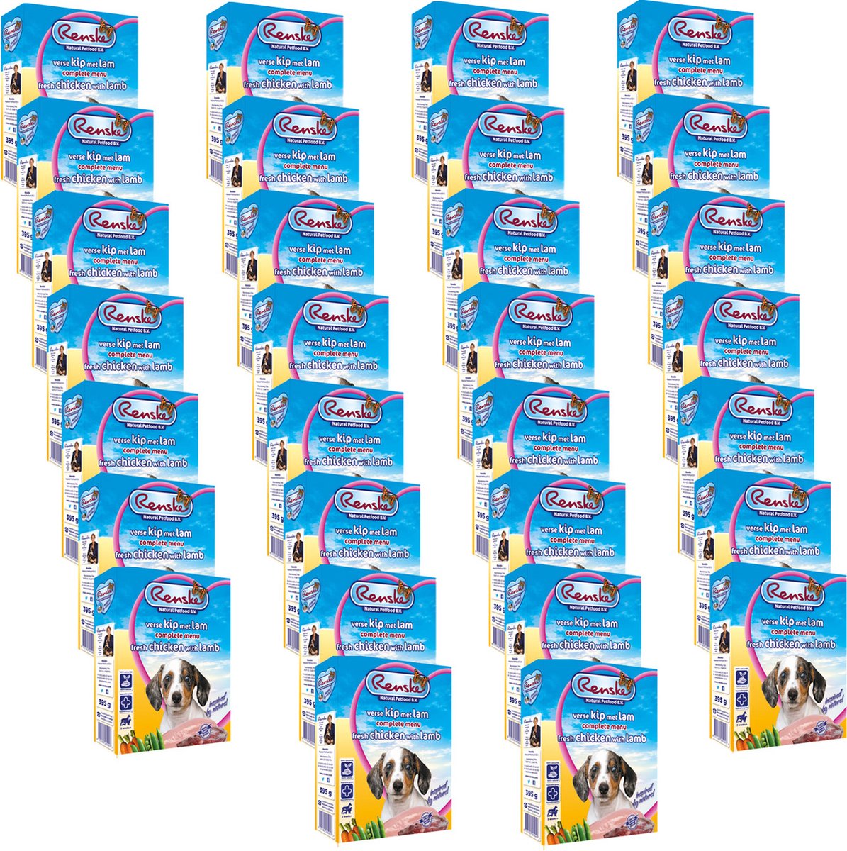 Renske Renske Honden Natvoer - Hondenvoer Puppy - 30 x 395 g