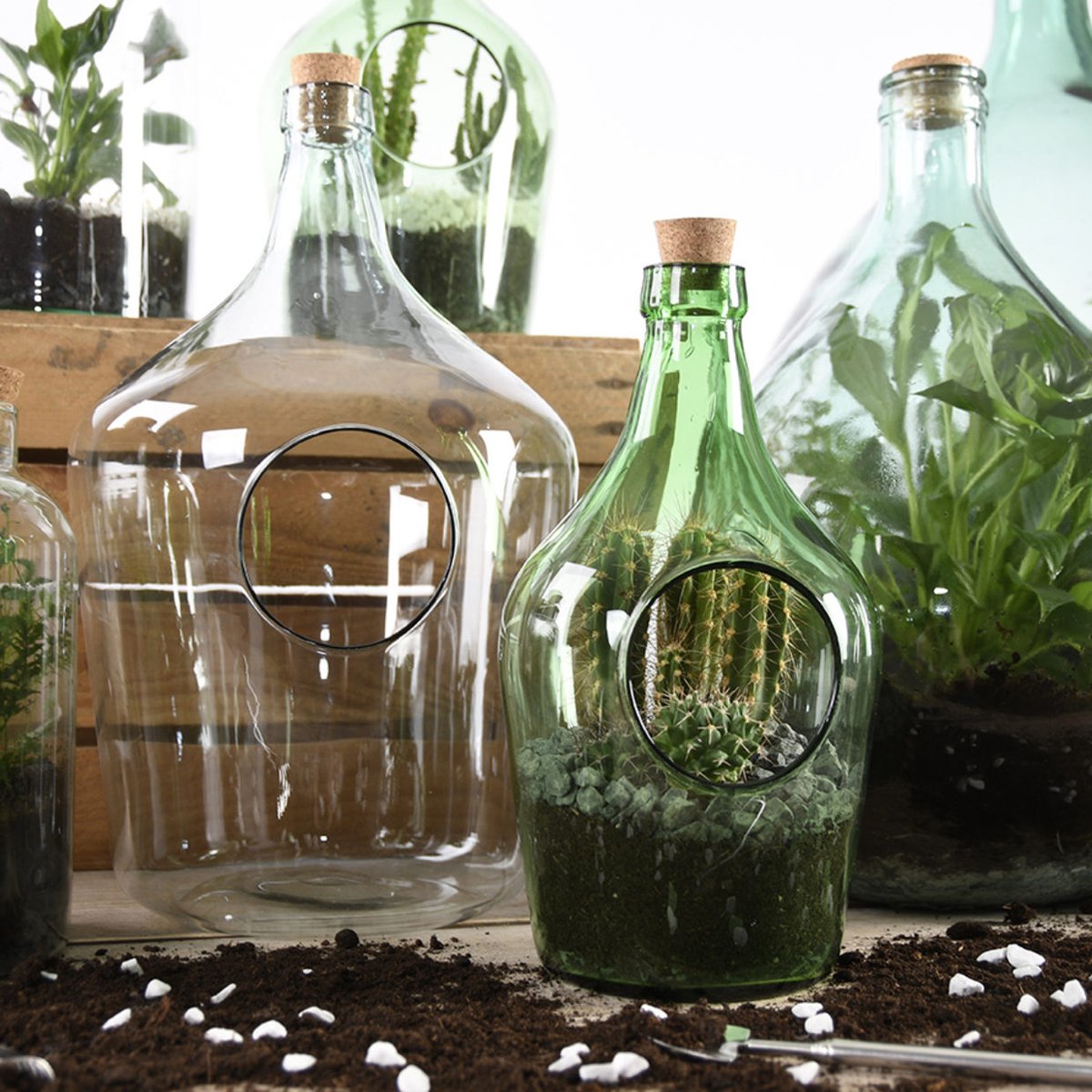 Esschert Design Open terrarium fles 15 liter